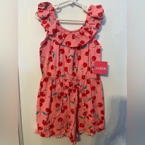 Fab Kids 6/7 short romper NWT